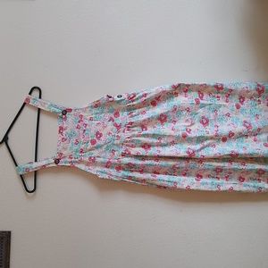 Vtg floral 90s jumper dress